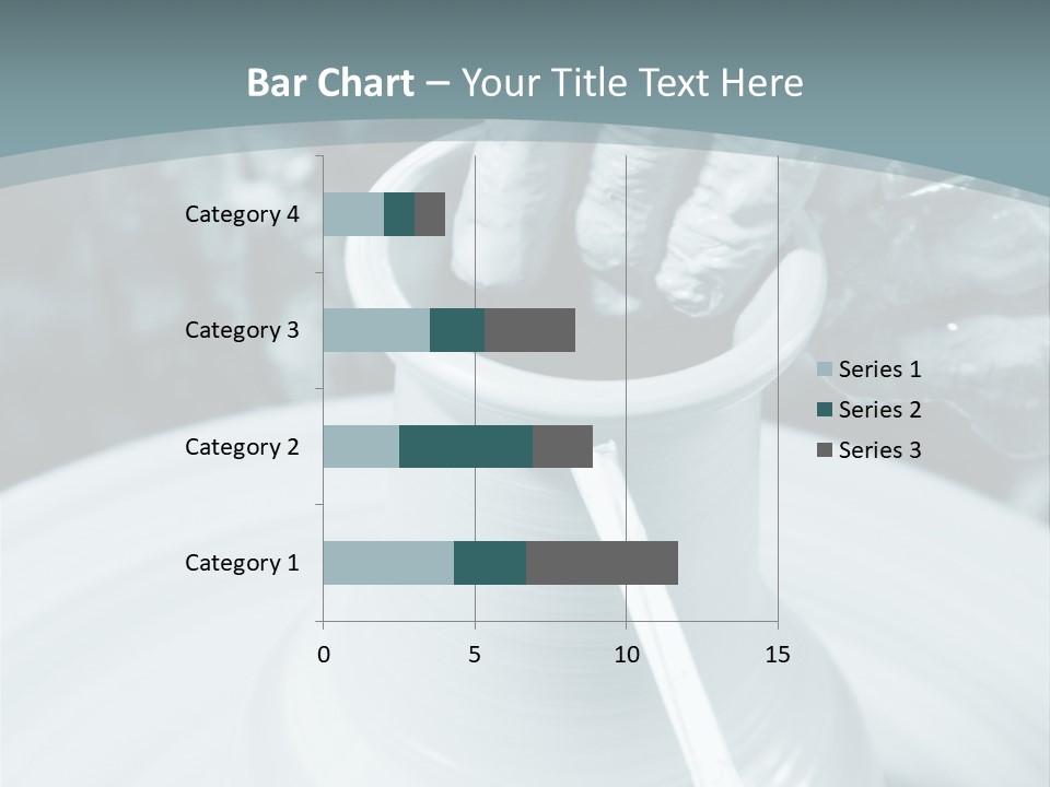A Person Making A Vase On A Potter's Wheel PowerPoint Template