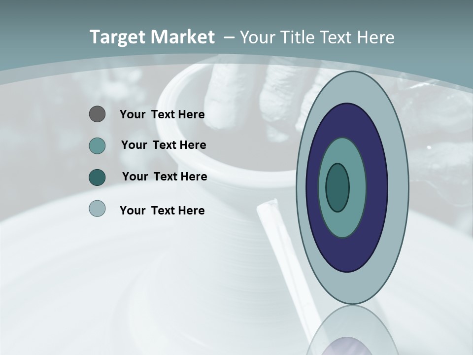 A Person Making A Vase On A Potter's Wheel PowerPoint Template