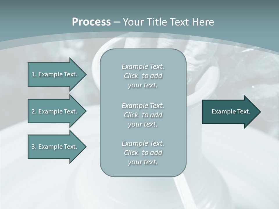 A Person Making A Vase On A Potter's Wheel PowerPoint Template