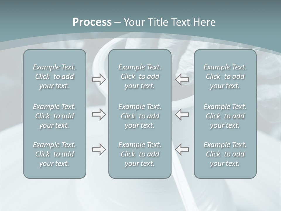 A Person Making A Vase On A Potter's Wheel PowerPoint Template