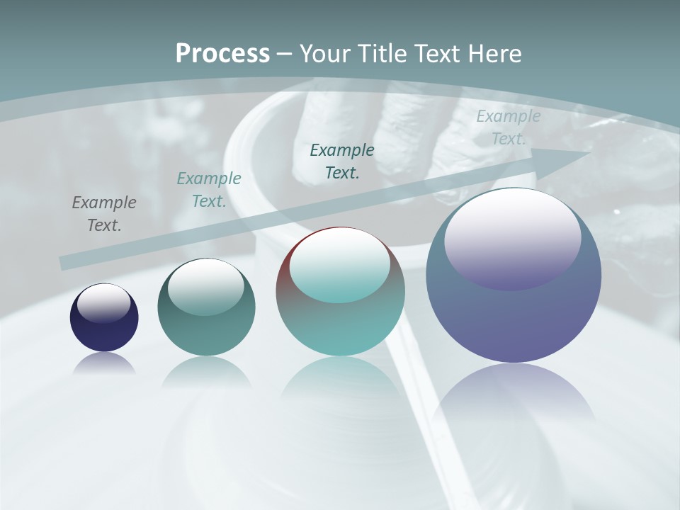 A Person Making A Vase On A Potter's Wheel PowerPoint Template