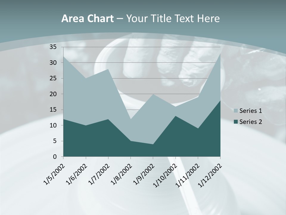 A Person Making A Vase On A Potter's Wheel PowerPoint Template