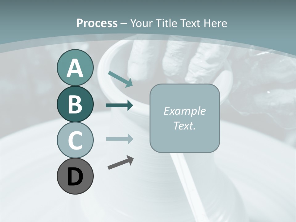 A Person Making A Vase On A Potter's Wheel PowerPoint Template
