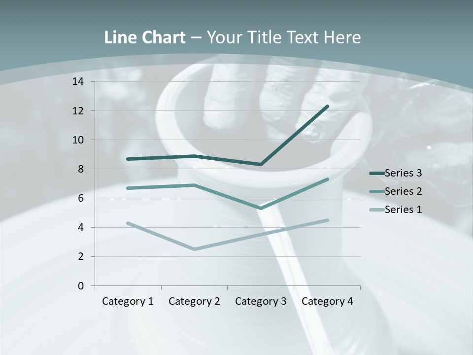 A Person Making A Vase On A Potter's Wheel PowerPoint Template