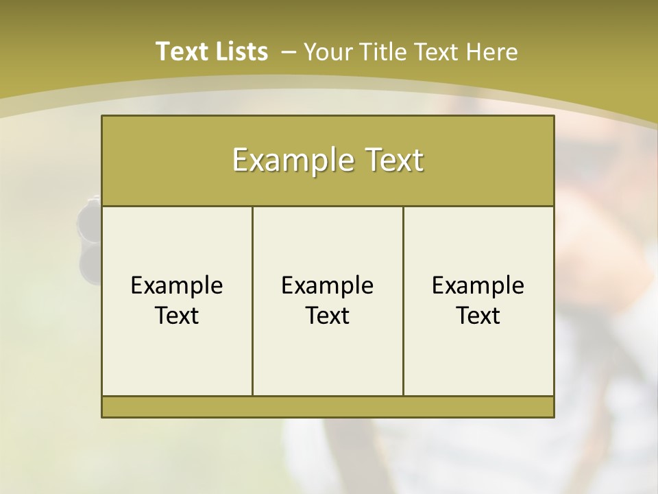 A Woman Holding A Rifle And Aiming It At The Camera PowerPoint Template