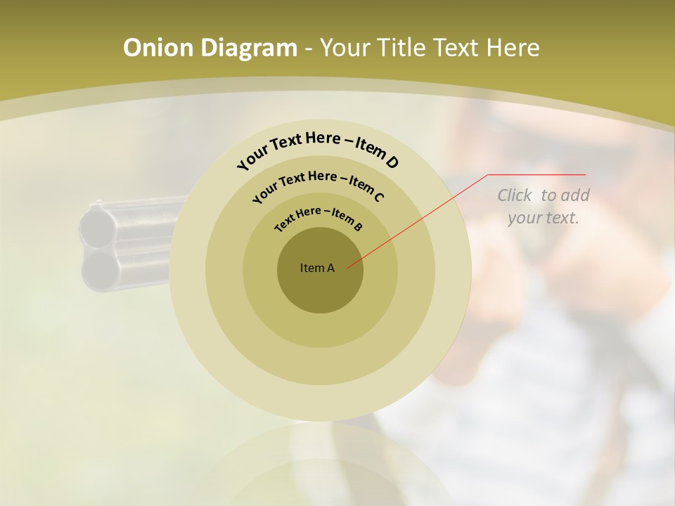 A Woman Holding A Rifle And Aiming It At The Camera PowerPoint Template