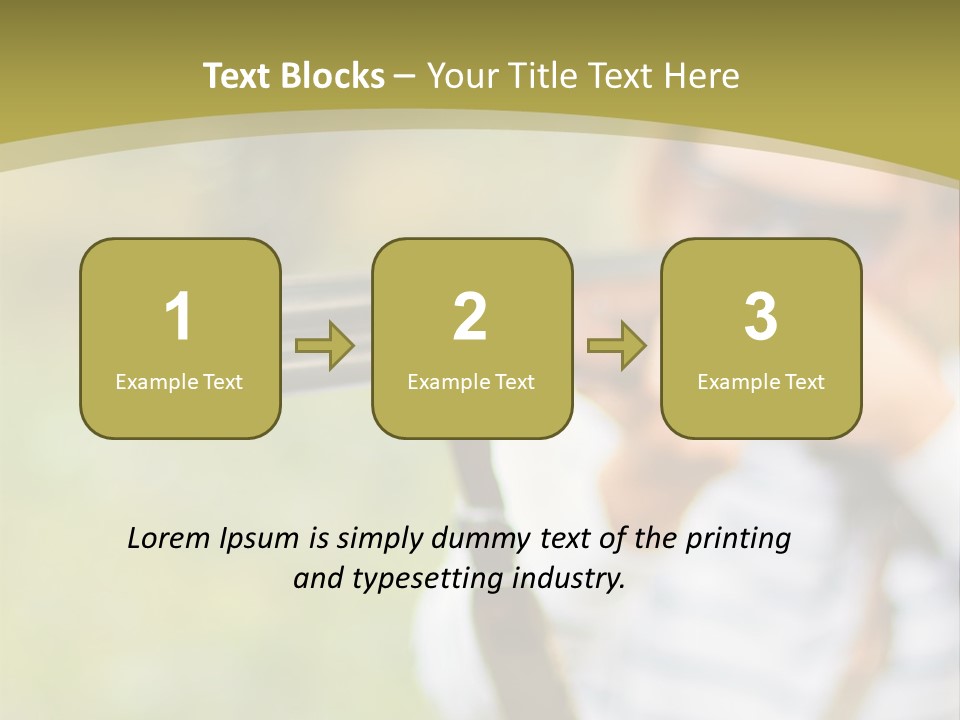 A Woman Holding A Rifle And Aiming It At The Camera PowerPoint Template