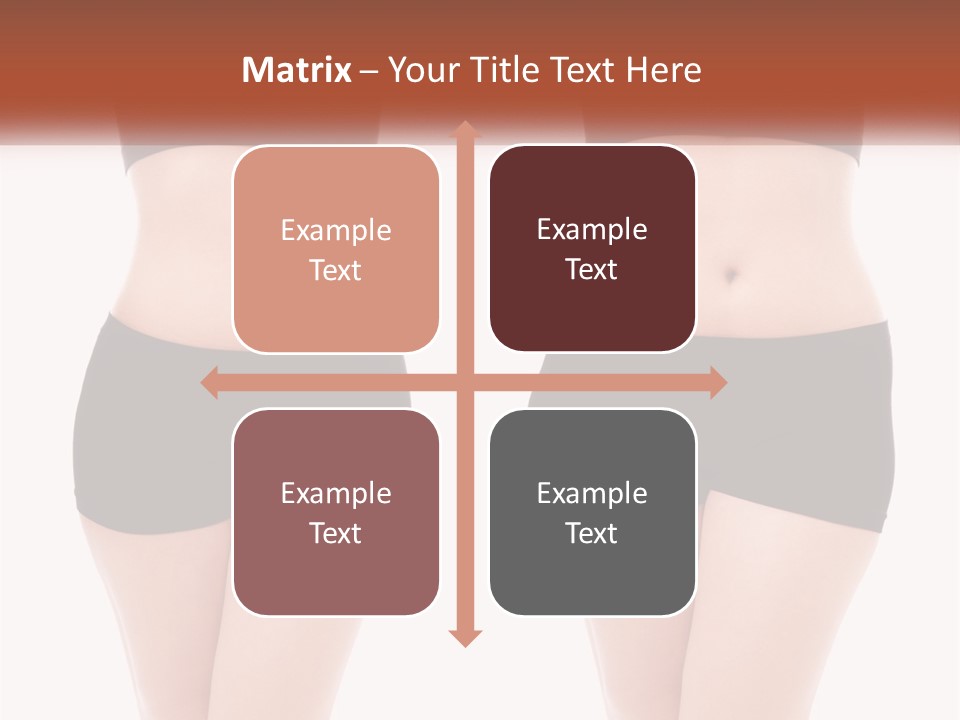 A Woman In A Black Sports Bra Top And Black Shorts PowerPoint Template