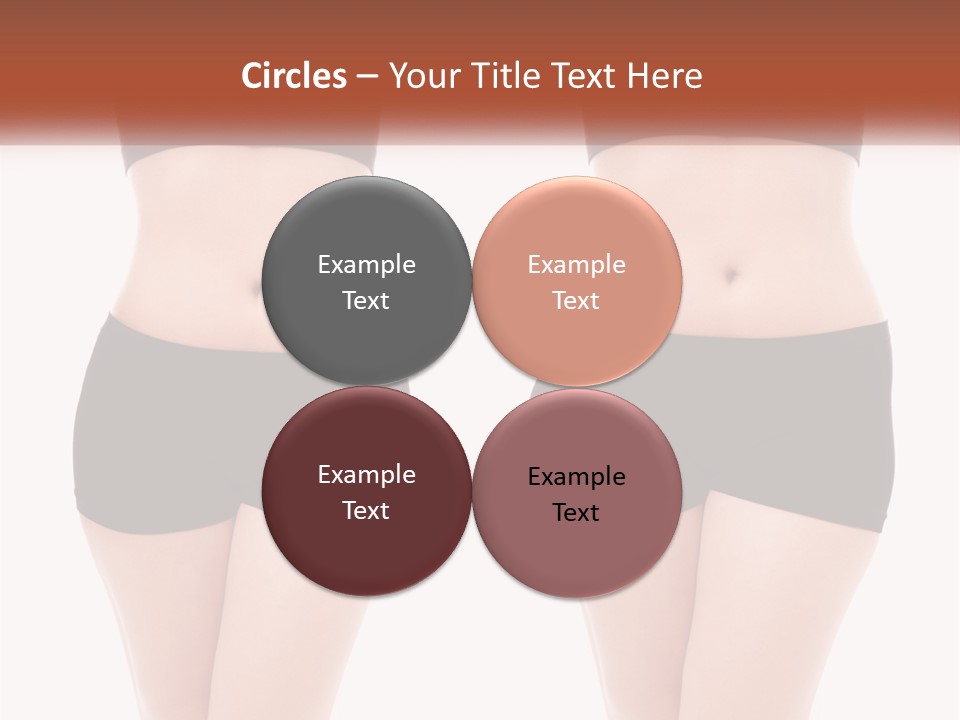 A Woman In A Black Sports Bra Top And Black Shorts PowerPoint Template