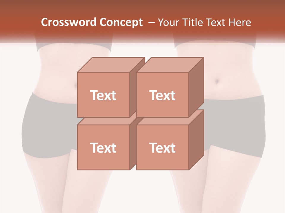 A Woman In A Black Sports Bra Top And Black Shorts PowerPoint Template