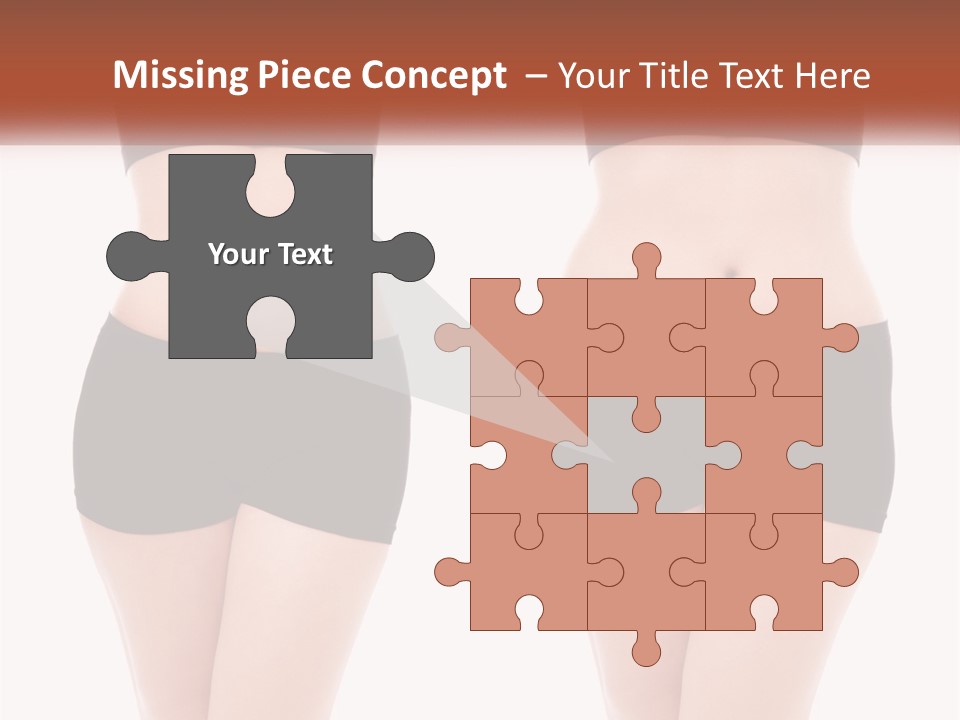 A Woman In A Black Sports Bra Top And Black Shorts PowerPoint Template