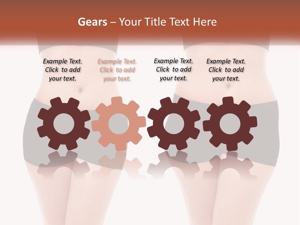 A Woman In A Black Sports Bra Top And Black Shorts PowerPoint Template