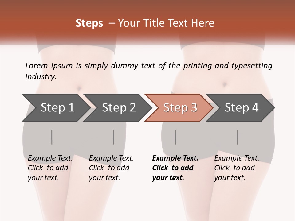 A Woman In A Black Sports Bra Top And Black Shorts PowerPoint Template