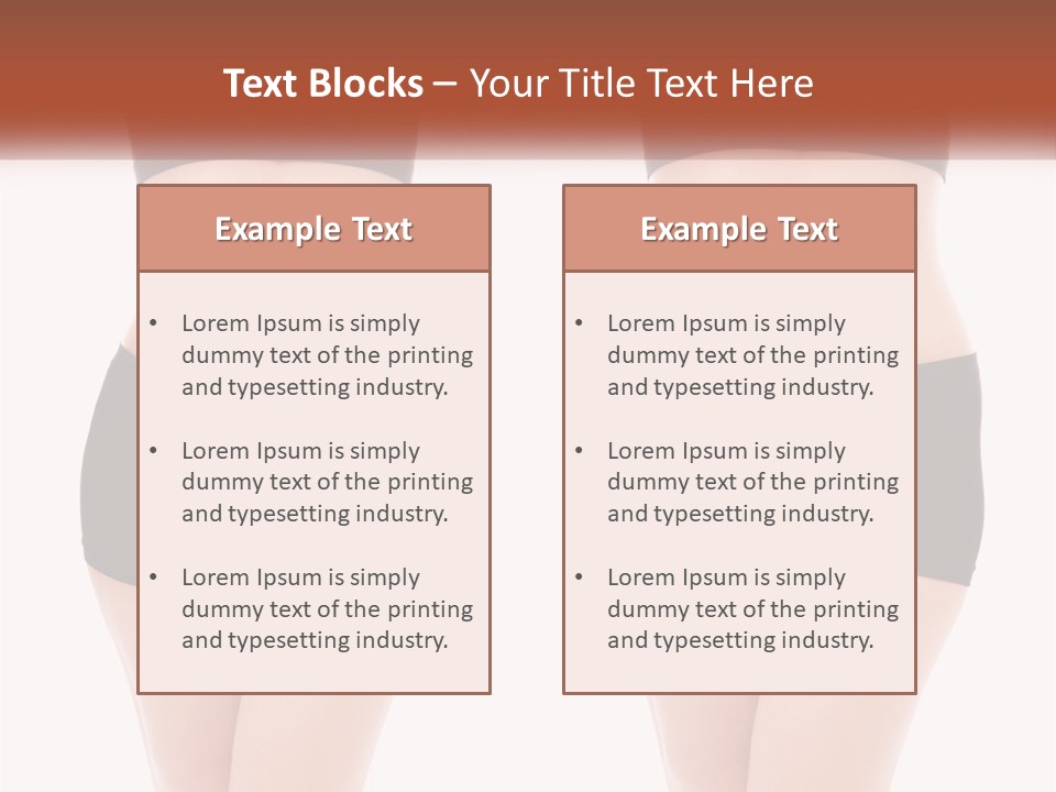 A Woman In A Black Sports Bra Top And Black Shorts PowerPoint Template