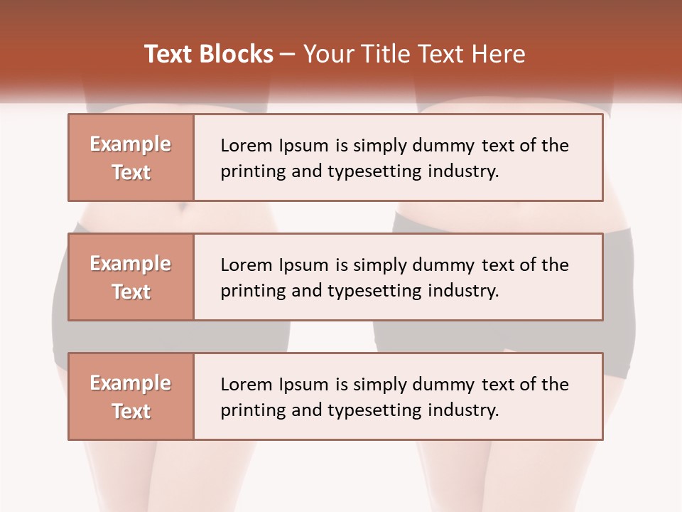 A Woman In A Black Sports Bra Top And Black Shorts PowerPoint Template