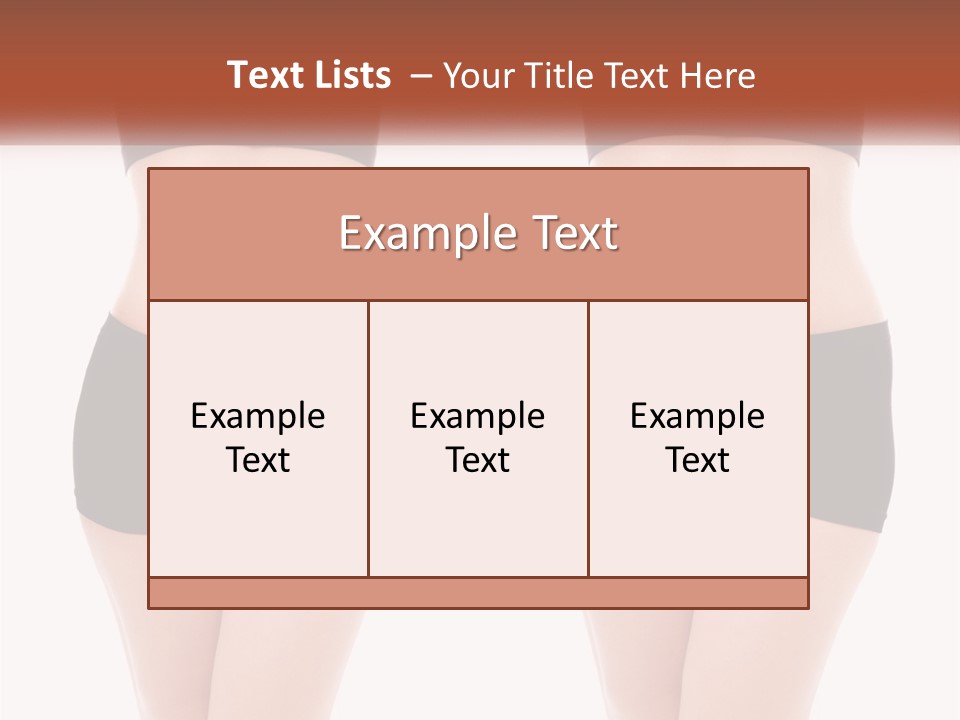 A Woman In A Black Sports Bra Top And Black Shorts PowerPoint Template