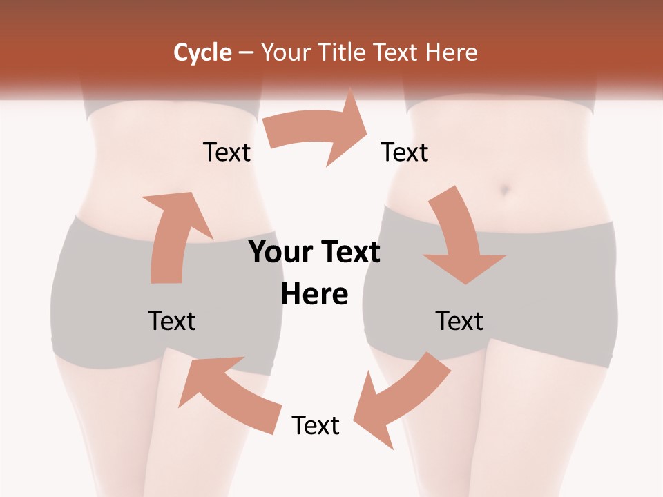 A Woman In A Black Sports Bra Top And Black Shorts PowerPoint Template