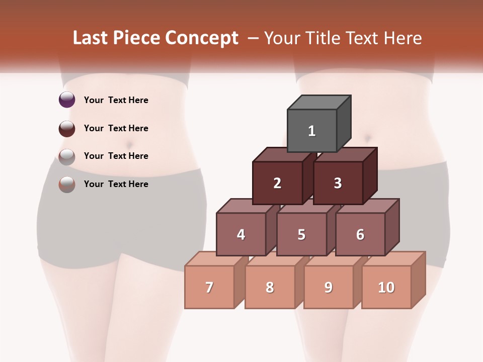 A Woman In A Black Sports Bra Top And Black Shorts PowerPoint Template