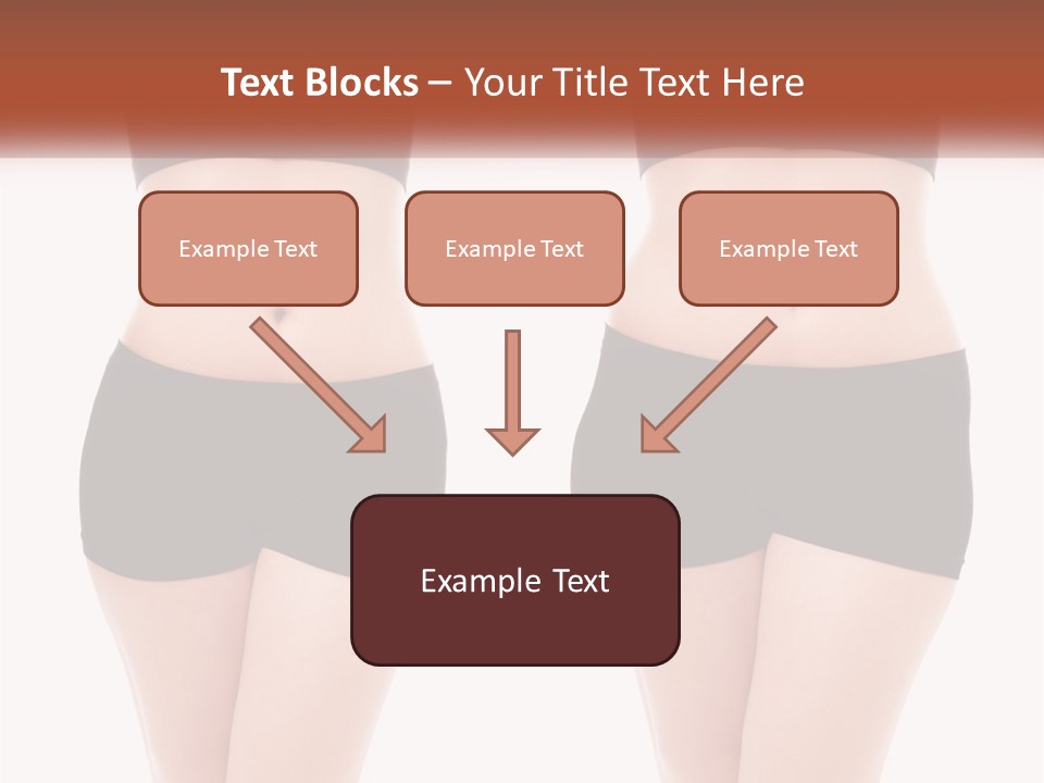 A Woman In A Black Sports Bra Top And Black Shorts PowerPoint Template