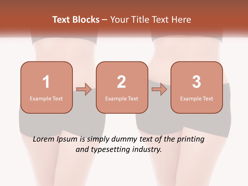 A Woman In A Black Sports Bra Top And Black Shorts PowerPoint Template