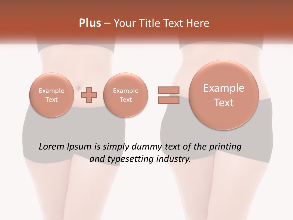 A Woman In A Black Sports Bra Top And Black Shorts PowerPoint Template