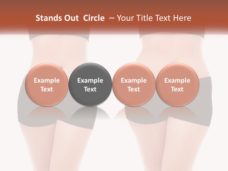 A Woman In A Black Sports Bra Top And Black Shorts PowerPoint Template