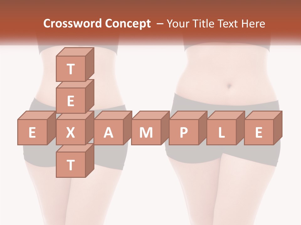 A Woman In A Black Sports Bra Top And Black Shorts PowerPoint Template