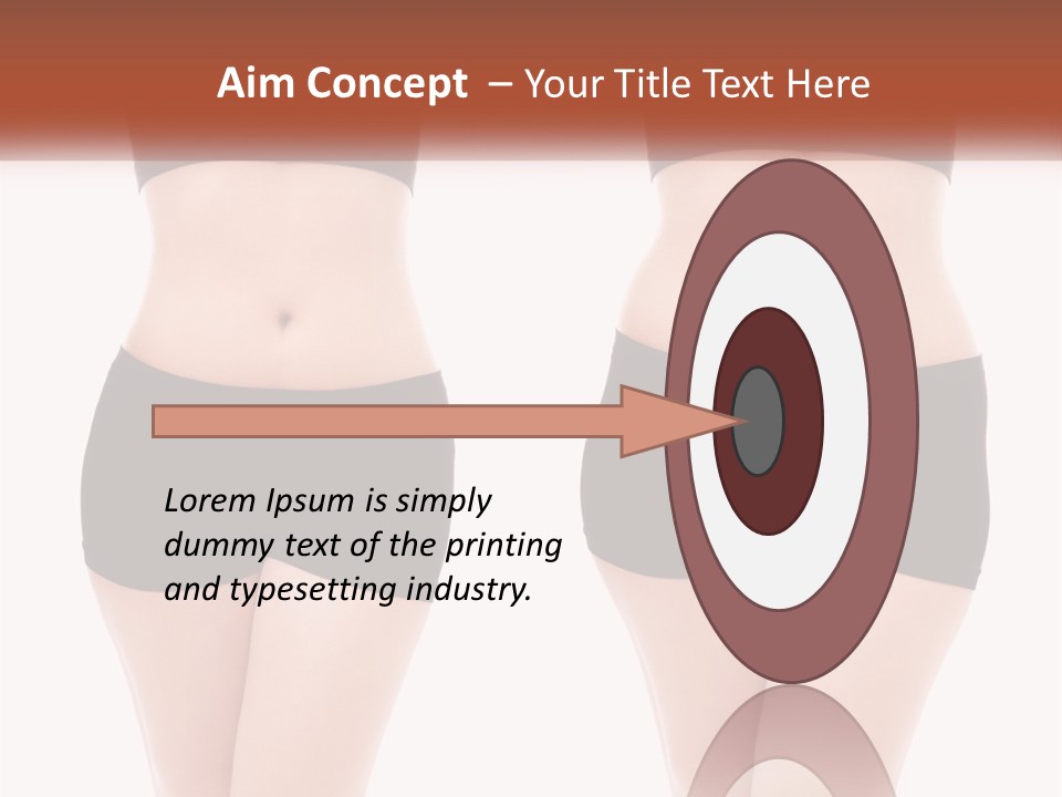 A Woman In A Black Sports Bra Top And Black Shorts PowerPoint Template