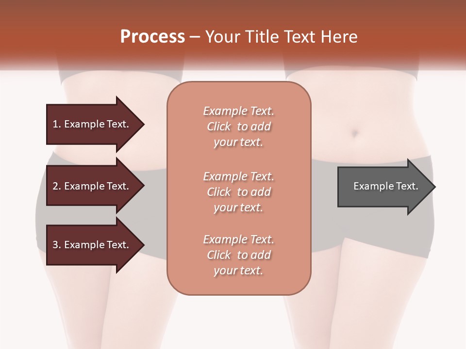 A Woman In A Black Sports Bra Top And Black Shorts PowerPoint Template