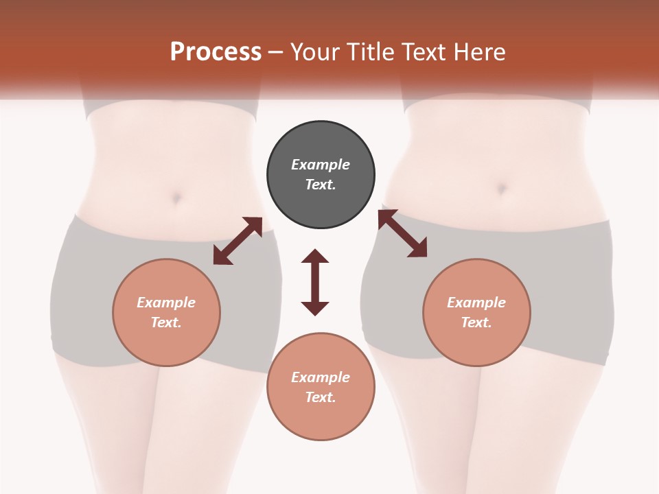 A Woman In A Black Sports Bra Top And Black Shorts PowerPoint Template