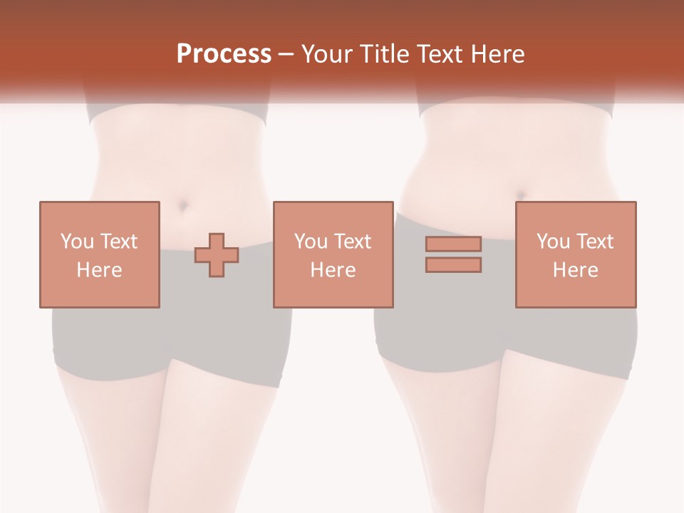 A Woman In A Black Sports Bra Top And Black Shorts PowerPoint Template