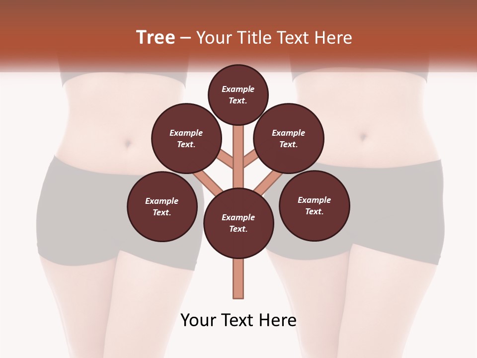 A Woman In A Black Sports Bra Top And Black Shorts PowerPoint Template