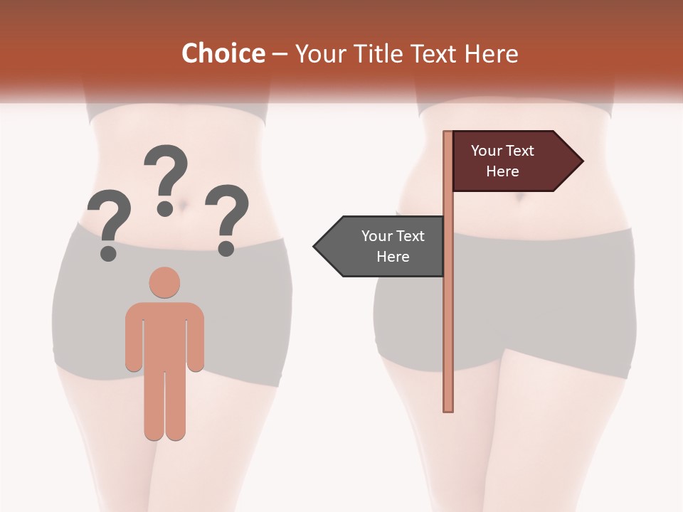 A Woman In A Black Sports Bra Top And Black Shorts PowerPoint Template