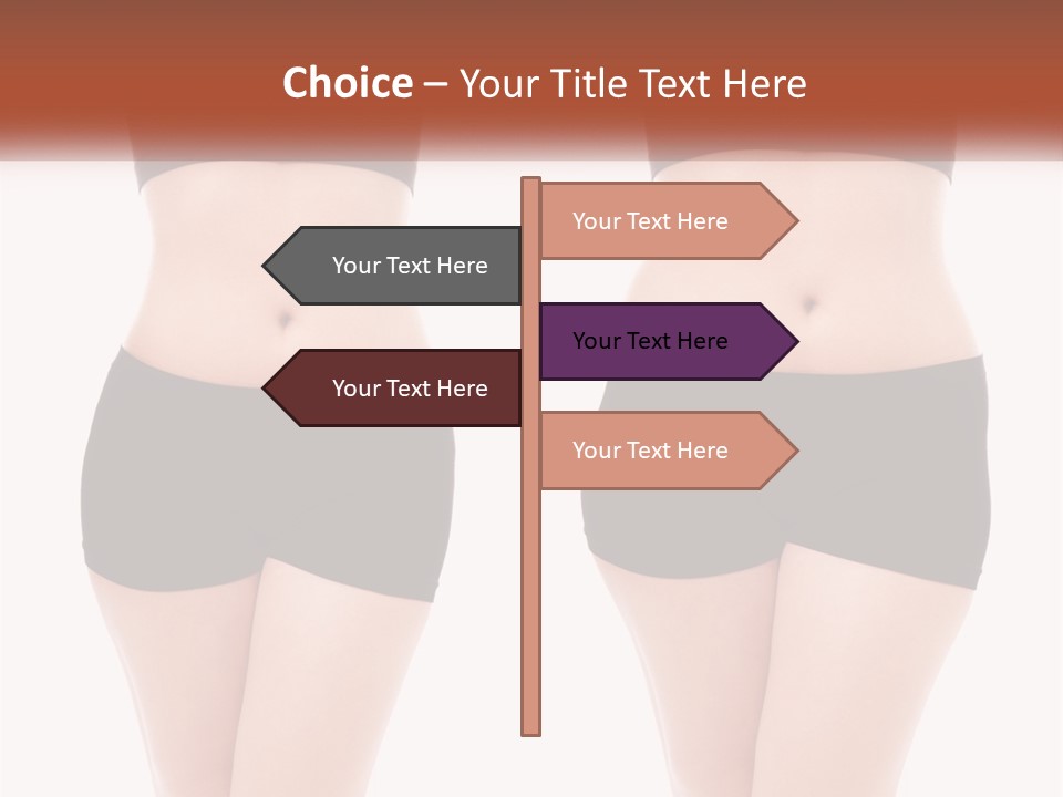 A Woman In A Black Sports Bra Top And Black Shorts PowerPoint Template