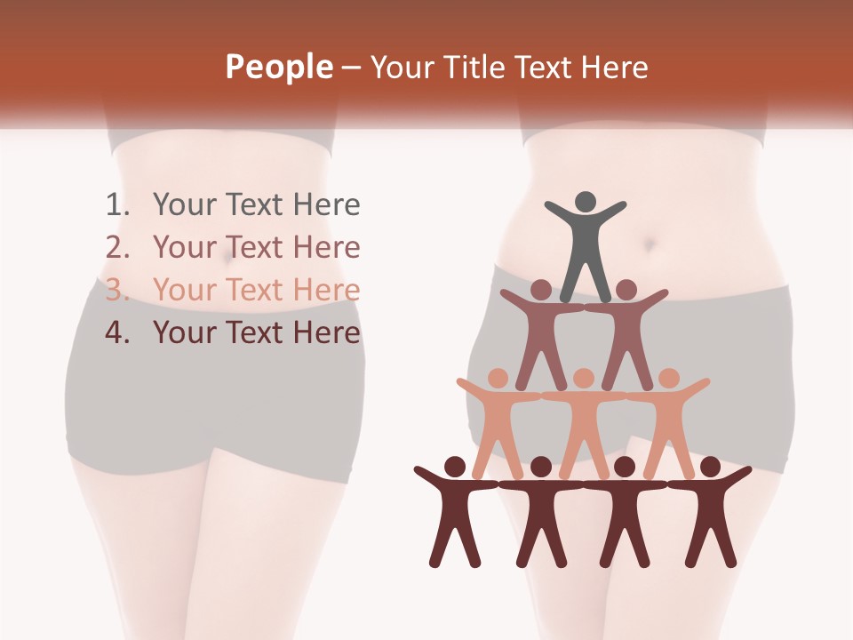 A Woman In A Black Sports Bra Top And Black Shorts PowerPoint Template