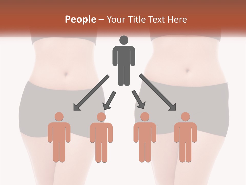 A Woman In A Black Sports Bra Top And Black Shorts PowerPoint Template