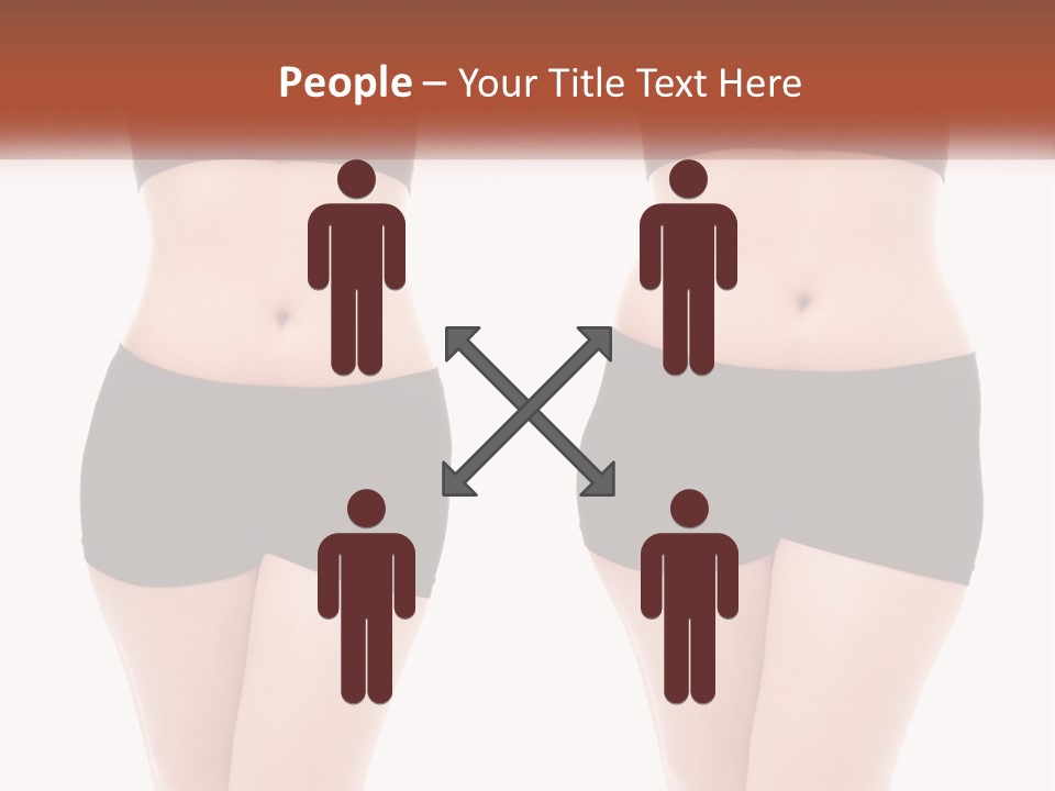 A Woman In A Black Sports Bra Top And Black Shorts PowerPoint Template