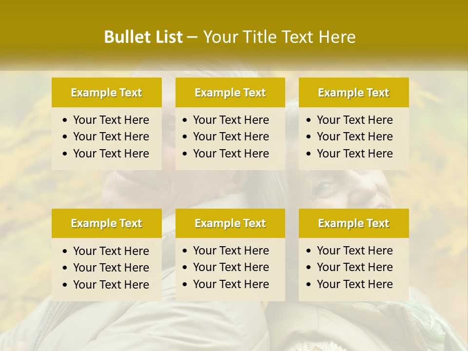 A Man And Woman Are Smiling For The Camera PowerPoint Template