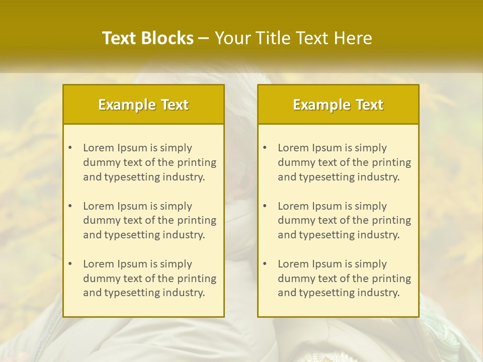 A Man And Woman Are Smiling For The Camera PowerPoint Template