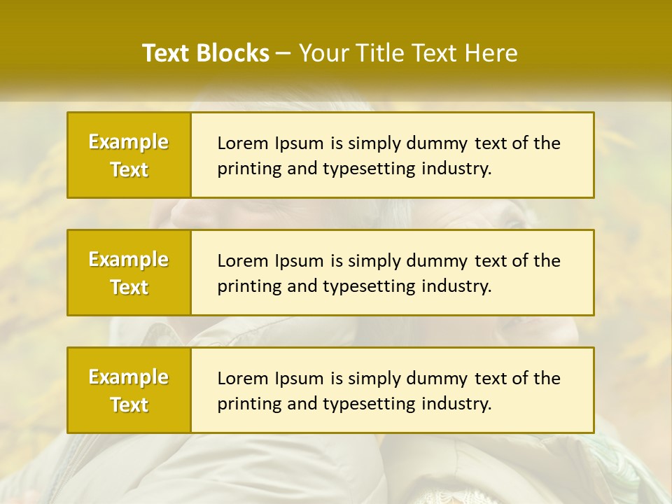 A Man And Woman Are Smiling For The Camera PowerPoint Template