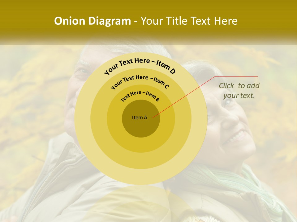 A Man And Woman Are Smiling For The Camera PowerPoint Template