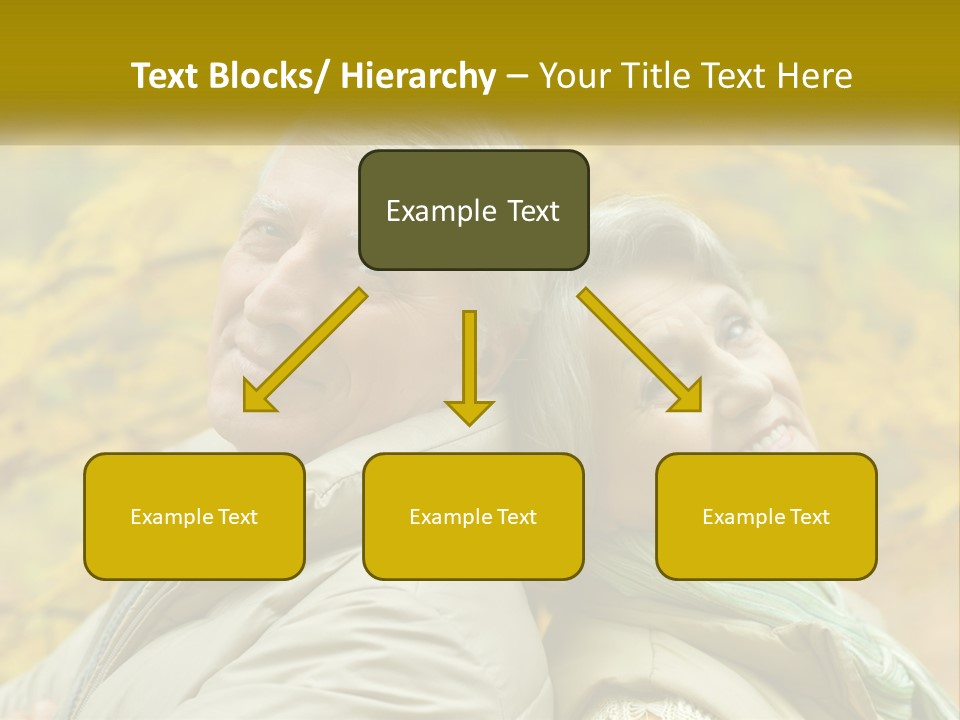 A Man And Woman Are Smiling For The Camera PowerPoint Template