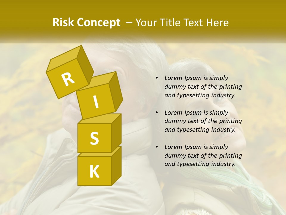 A Man And Woman Are Smiling For The Camera PowerPoint Template