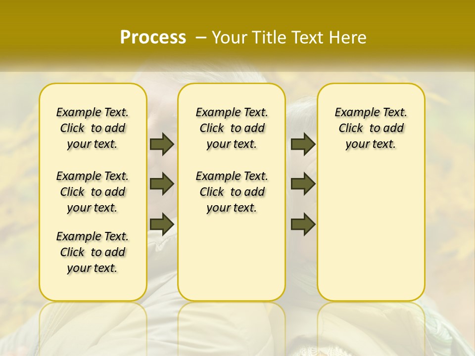 A Man And Woman Are Smiling For The Camera PowerPoint Template
