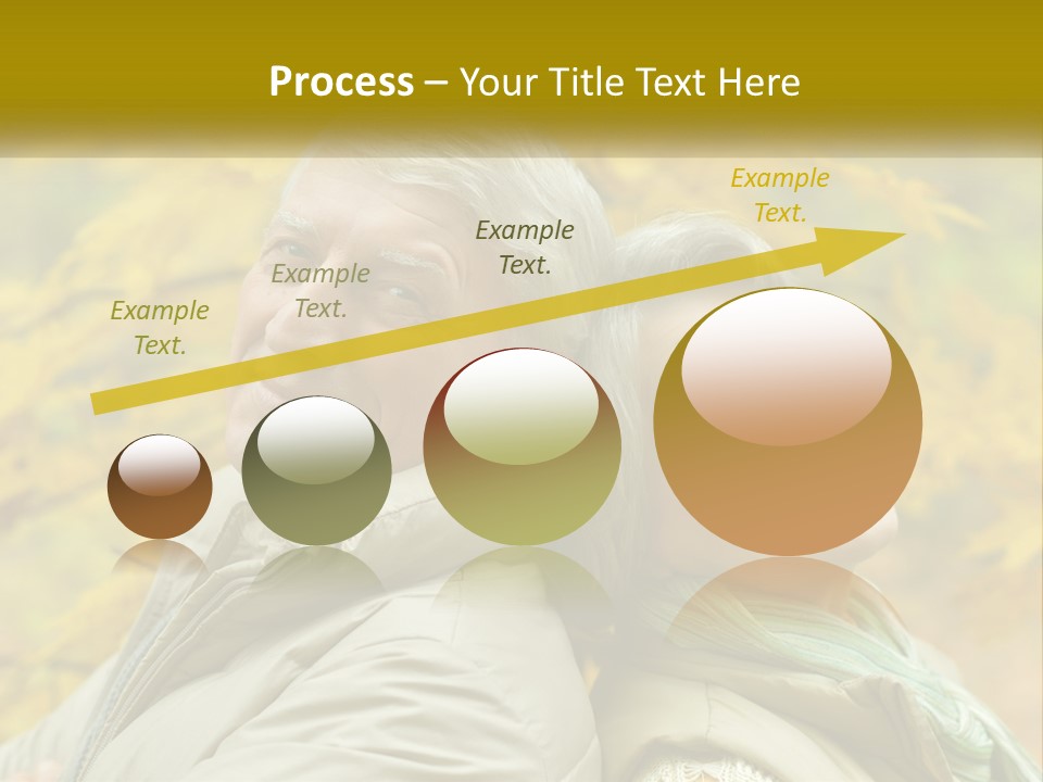 A Man And Woman Are Smiling For The Camera PowerPoint Template