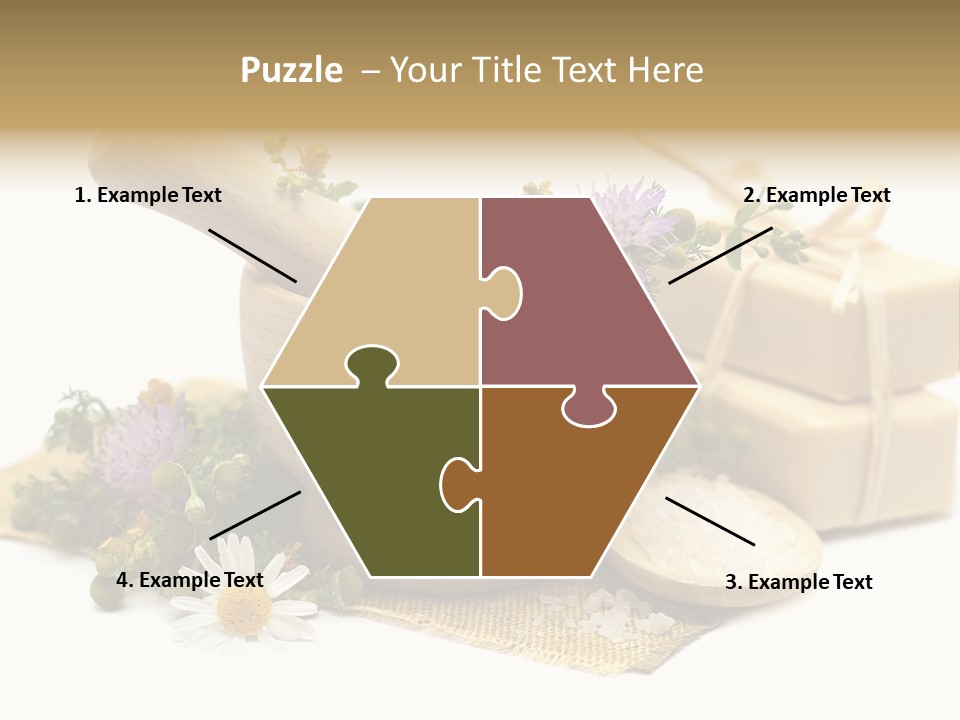 A Mortar, Mortars, And Flowers In A Mortar Bowl Powerpoint Template PowerPoint Template