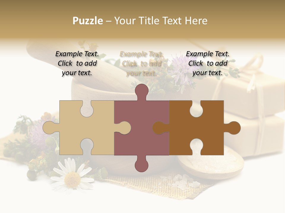 A Mortar, Mortars, And Flowers In A Mortar Bowl Powerpoint Template PowerPoint Template