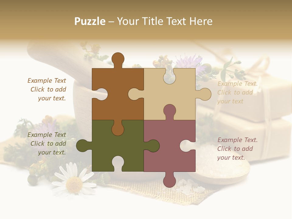 A Mortar, Mortars, And Flowers In A Mortar Bowl Powerpoint Template PowerPoint Template