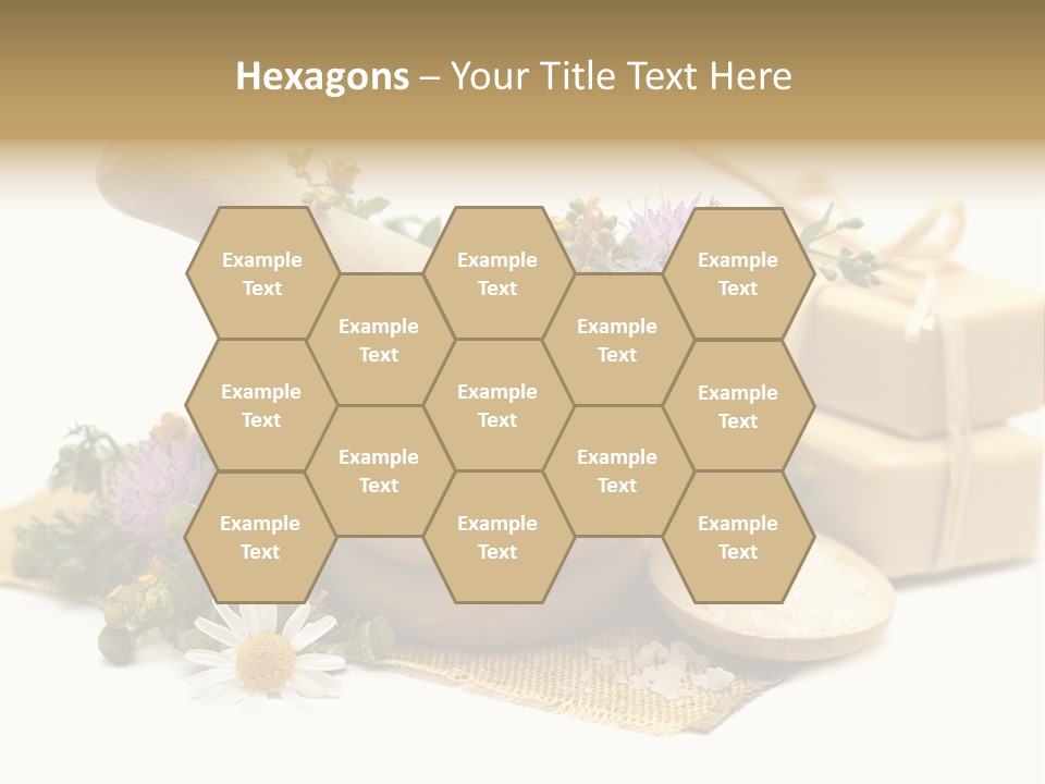 A Mortar, Mortars, And Flowers In A Mortar Bowl Powerpoint Template PowerPoint Template