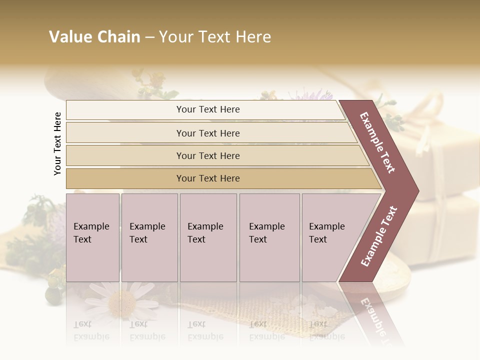 A Mortar, Mortars, And Flowers In A Mortar Bowl Powerpoint Template PowerPoint Template